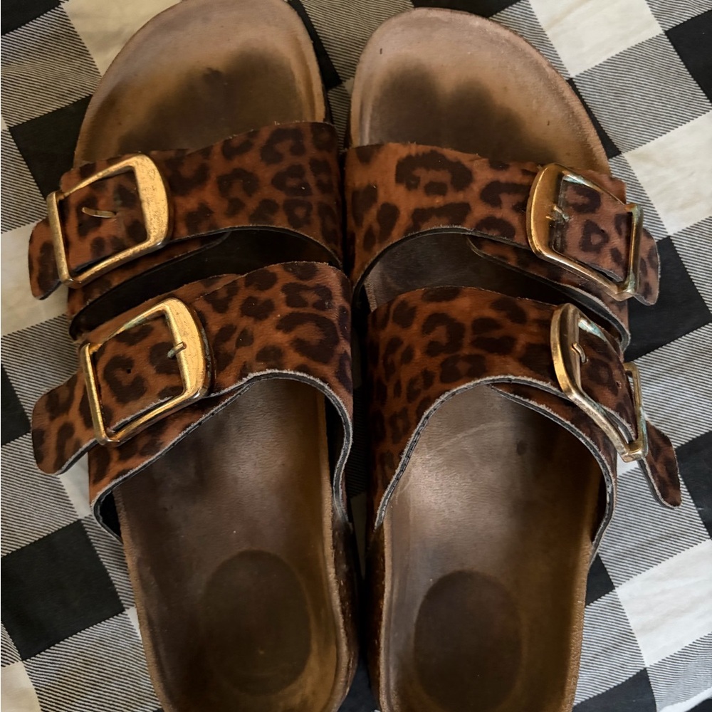 Leopard Print Women's Sandals